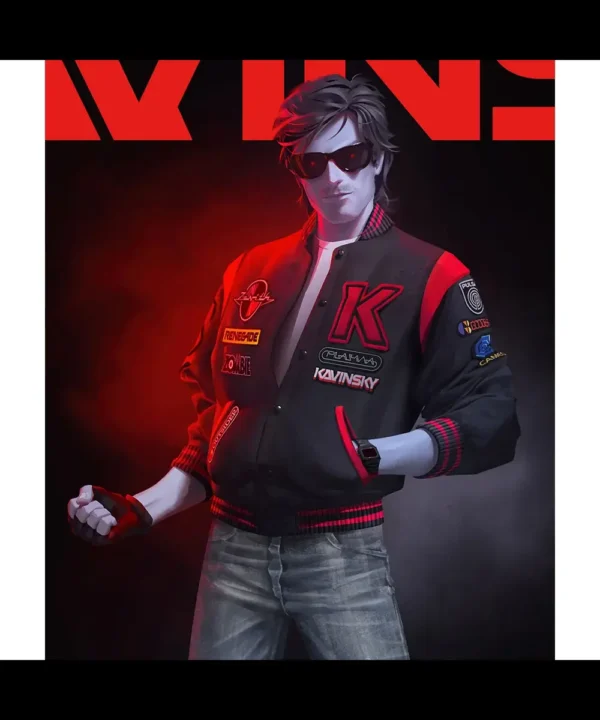 Kavinsky Reborn Varsity Jacket