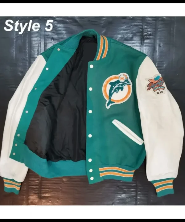 Miami Dolphins Varsity Jacket