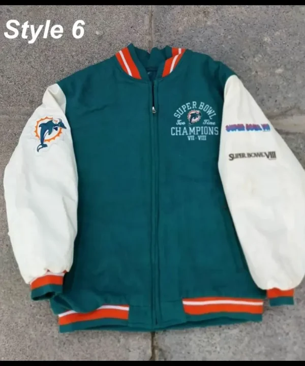 Miami Dolphins Varsity Jacket