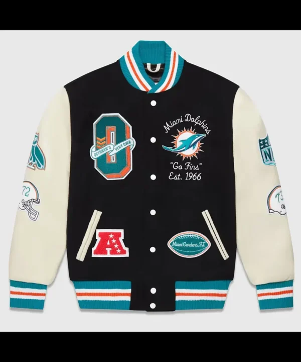 OVO Miami Dolphins Varsity Jacket