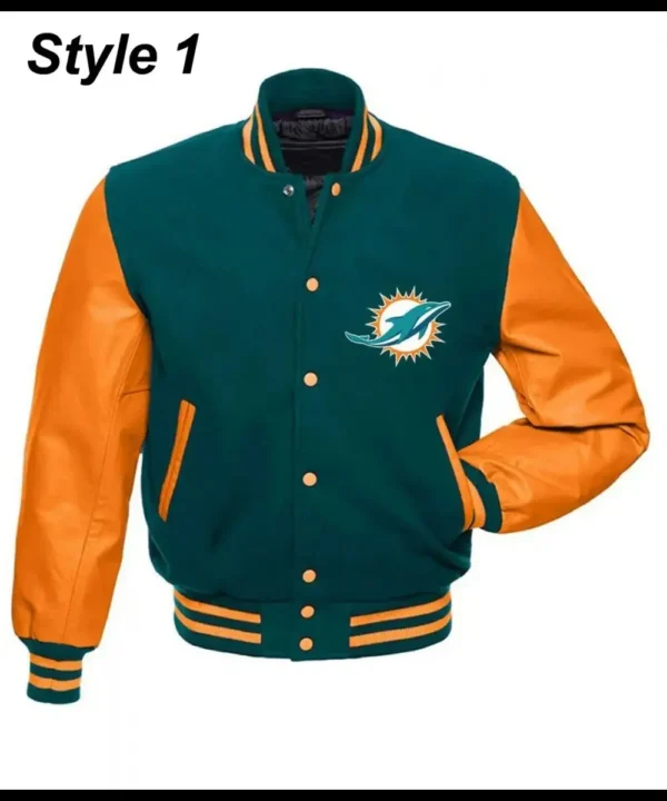 Miami Dolphins Varsity Jacket