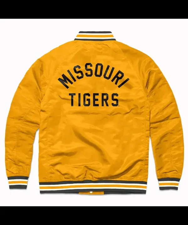 Missouri Tigers Gold Varsity Satin Jacket