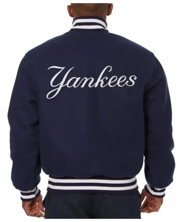 Yankees New York Varsity Blue Wool Jacket