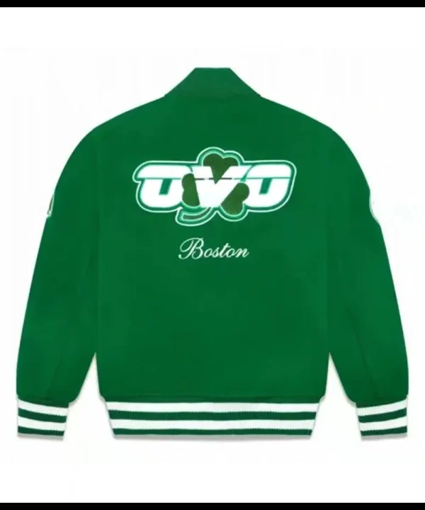 OVO Boston Celtics Varsity Green Wool Jacket