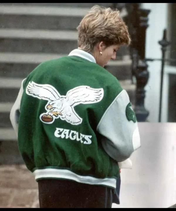 Princess Diana Philadelphia Eagles Wool Varsity Jacket