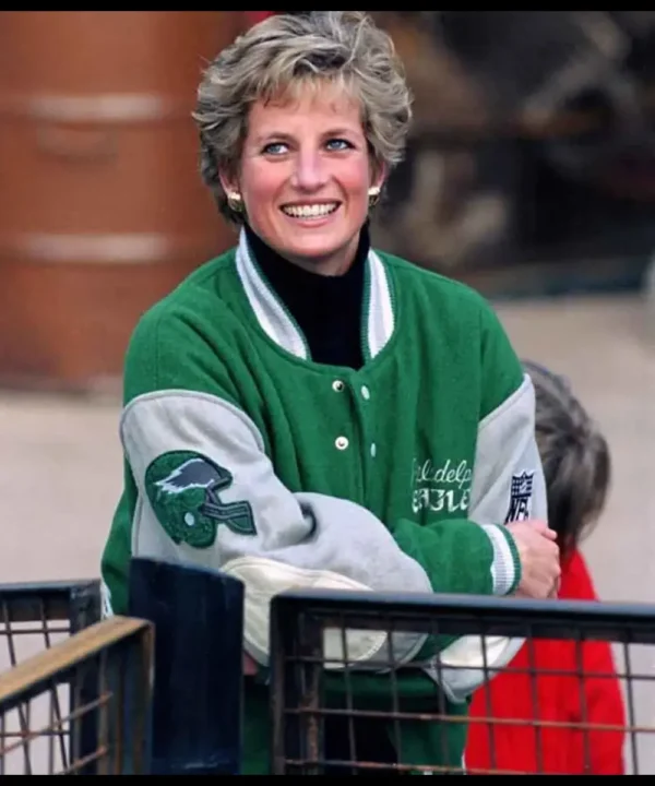 Princess Diana Philadelphia Eagles Wool Varsity Jacket