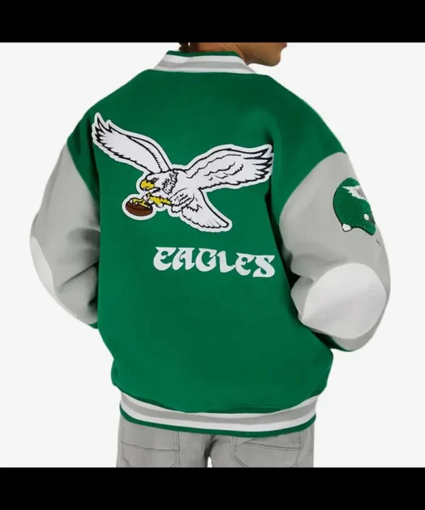 Princess Diana Philadelphia Eagles Wool Varsity Jacket