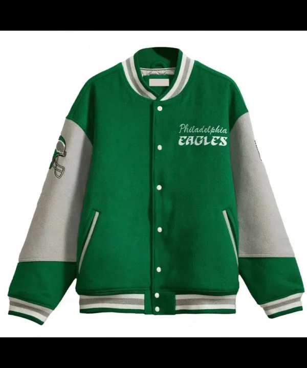 Princess Diana Philadelphia Eagles Wool Varsity Jacket