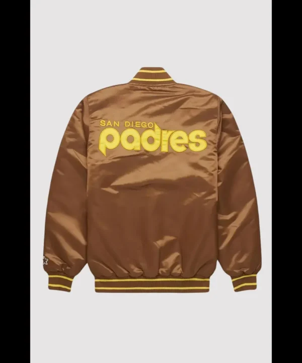 San Diego Padres Brown Bomber Jacket