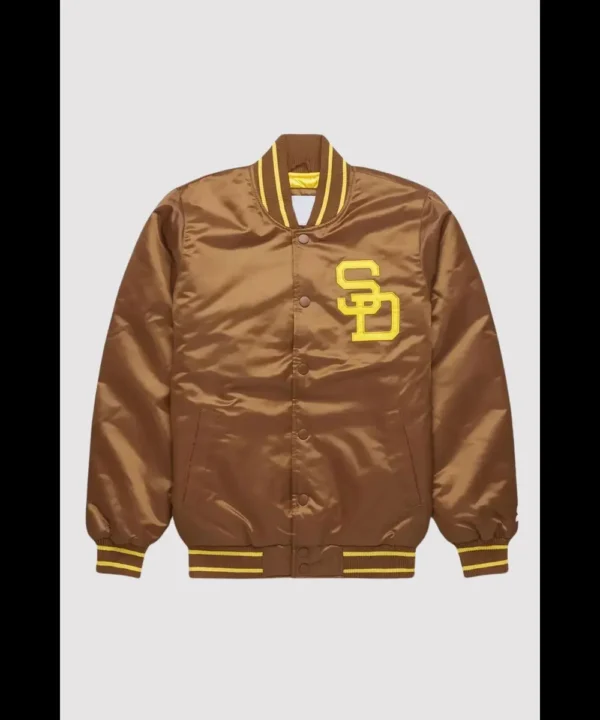 San Diego Padres Brown Bomber Jacket