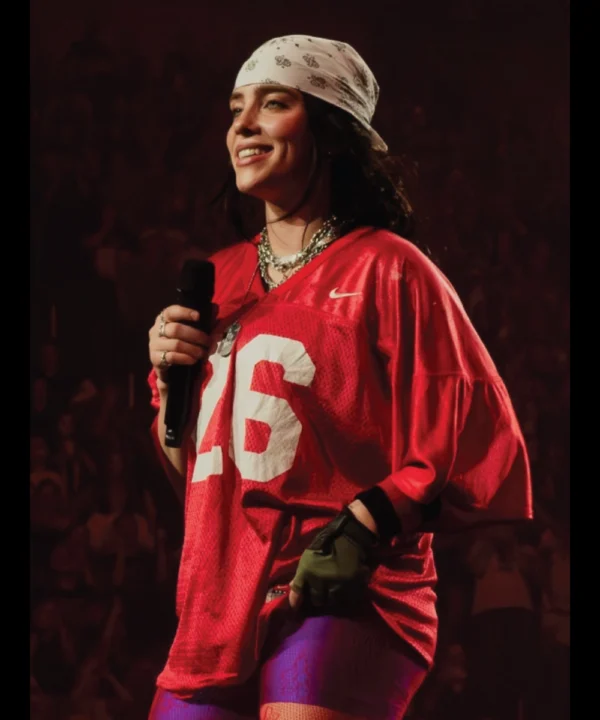 Billie Eilish 26 Red Jersey