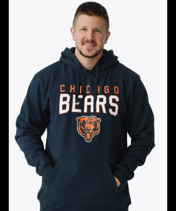 Chicago Bears Solid Hoodie