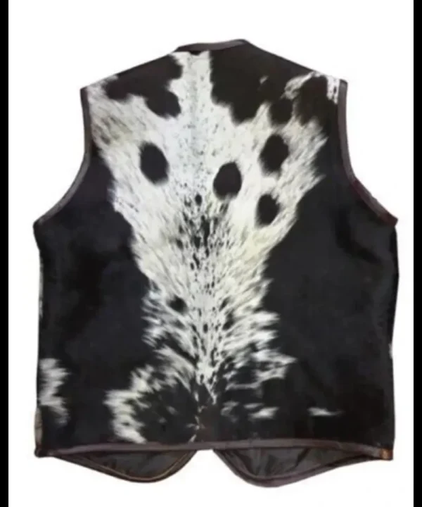 Cowhide Multicolor Fur Vest