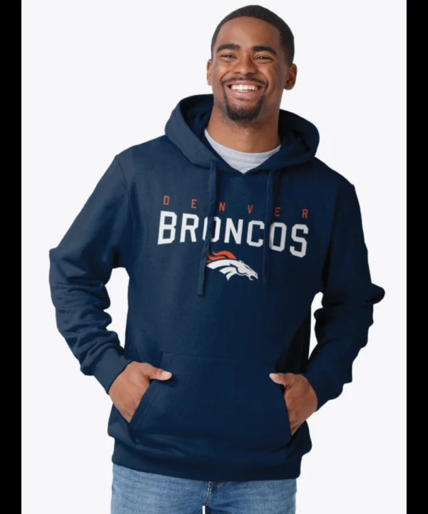 Denver Broncos Solid Hoodie