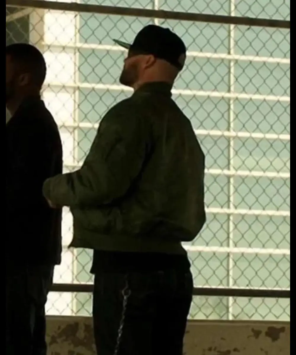 Bo Ostroman Den Of Thieves Green Bomber Jacket