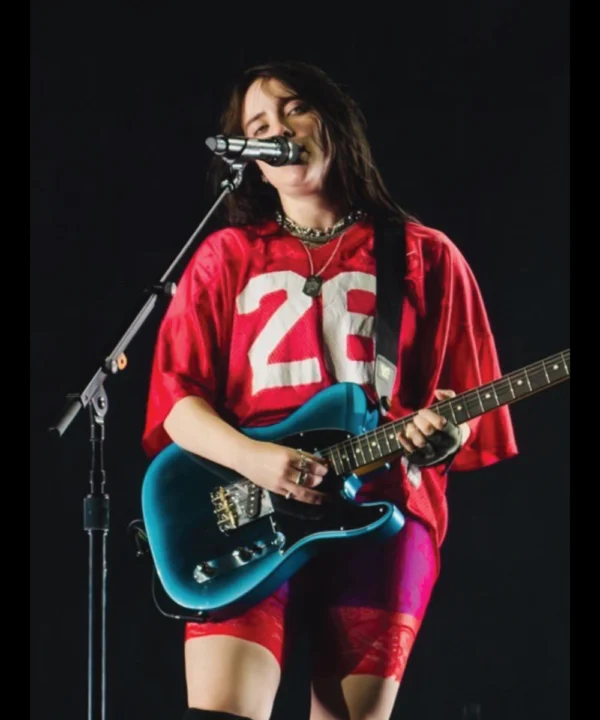 Billie Eilish 26 Red Jersey