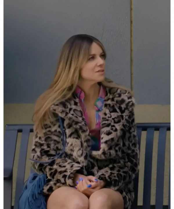 High Potential 2024 Kaitlin Olson Leopard Coat