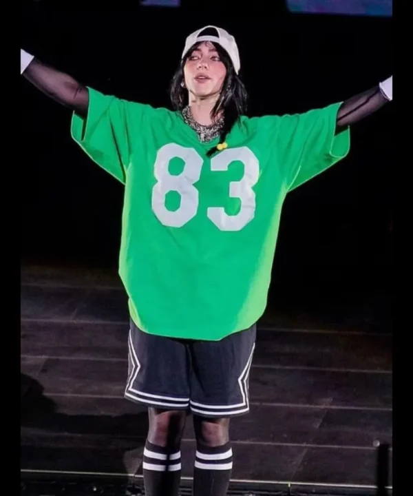 Billie Eilish 83 Green Jersey