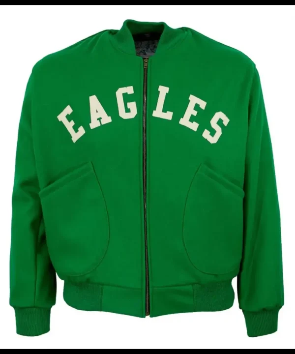 Varsity Philadelphia Eagles 1947 Green Wool Jacket