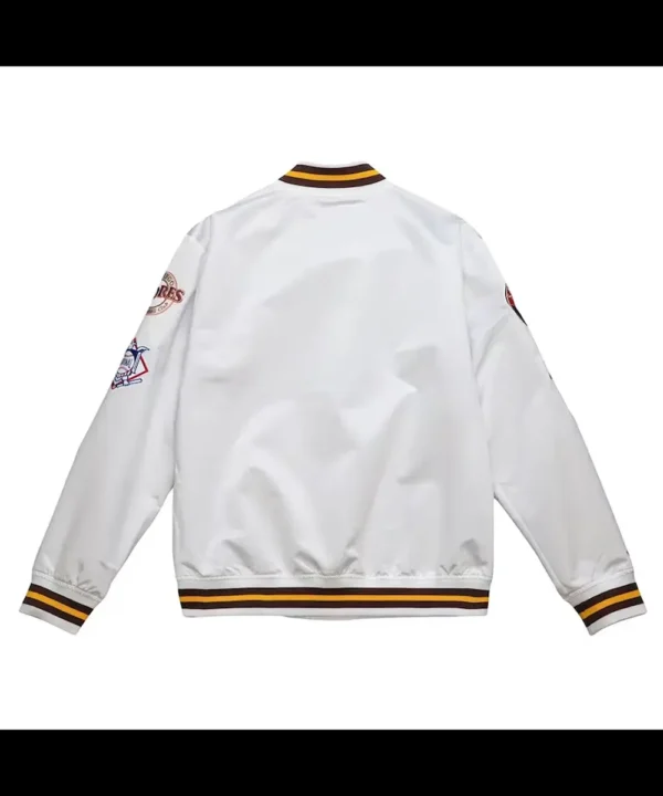 San Diego Padres City Collection White Varsity Satin Jacket