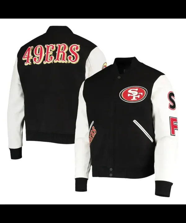 San Francisco 49ers Logo Letterman Jacket