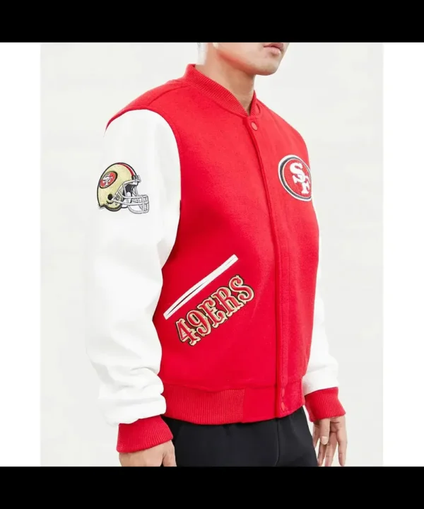 San Francisco 49ers Logo Letterman Jacket