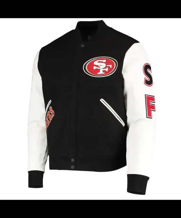 San Francisco 49ers Logo Letterman Jacket