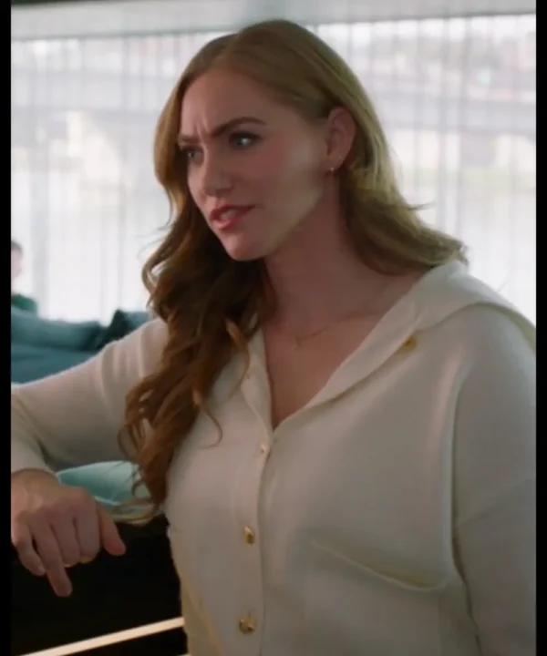 Love On The Danube Royal Getaway Jessica Sipos White Cardigan