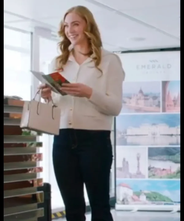 Love On The Danube Royal Getaway Jessica Sipos White Cardigan