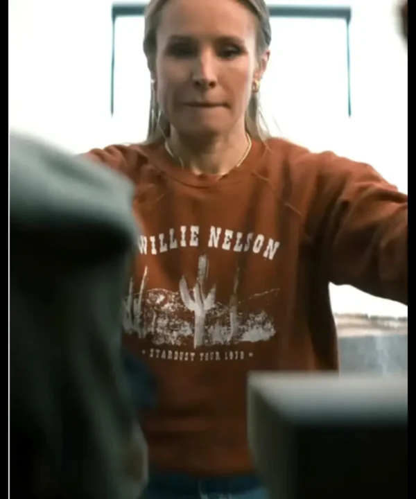 Nobody Wants This 2024 Kristen Bell Orange Sweatshirt