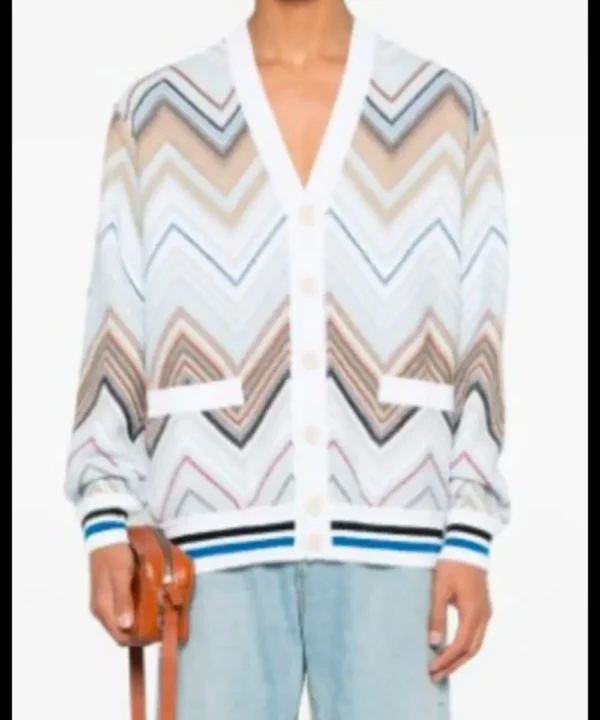 Nobody Wants This 2024 Timothy Simons Zig Zag Cardigan