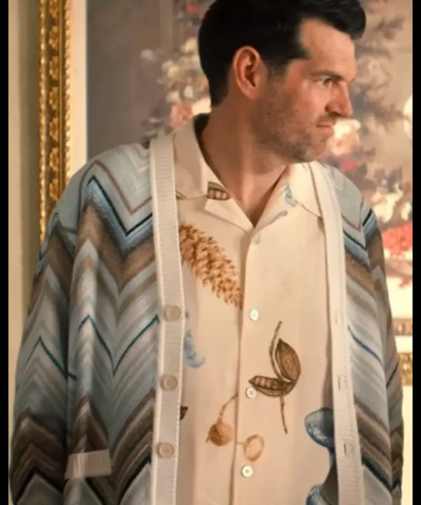 Nobody Wants This 2024 Timothy Simons Zig Zag Cardigan