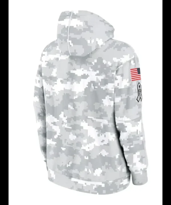 2024 New York Jets Arctic Camo Salute to Service Hoodie