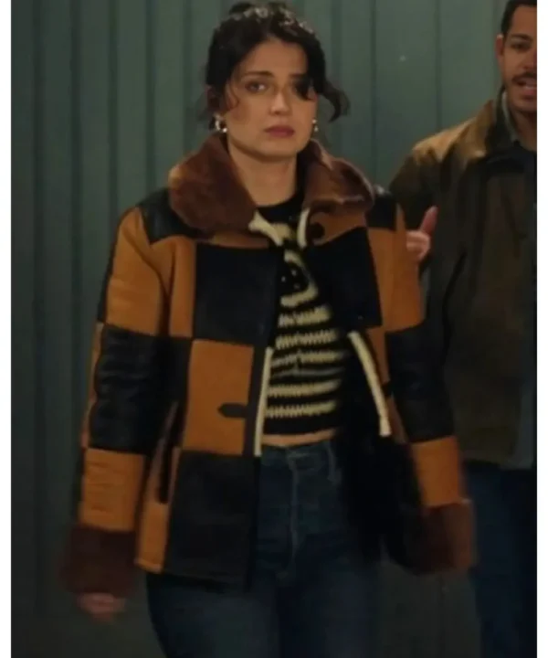 Bad Sisters S02 Eve Hewson Shearling Bomber Jacket