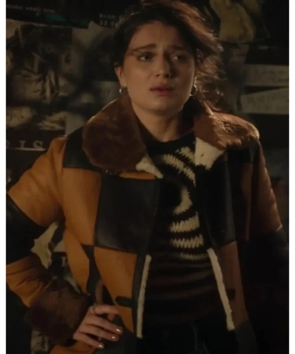 Bad Sisters S02 Eve Hewson Shearling Bomber Jacket