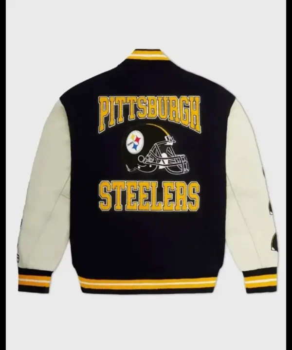 Steelers Snoop Dogg Black Varsity Jacket