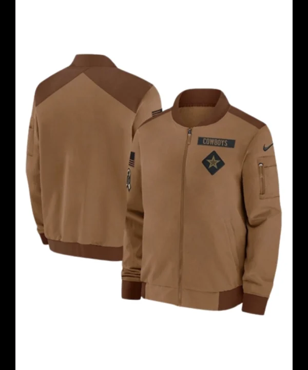 Dallas Cowboys Salute To Service Bomber Jacket