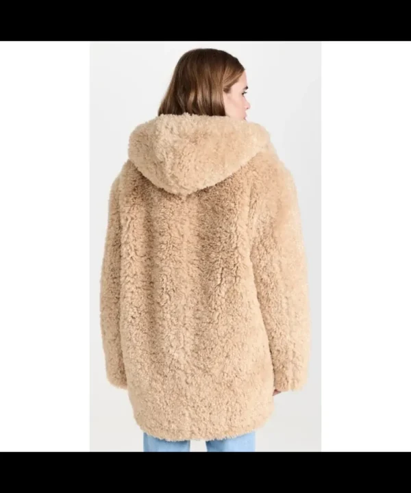 Emily In Paris S04 Lily Collins Shearling Jacket