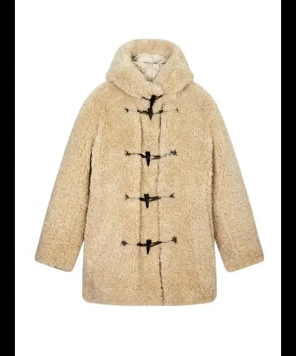 Emily In Paris S04 Lily Collins Shearling Jacket