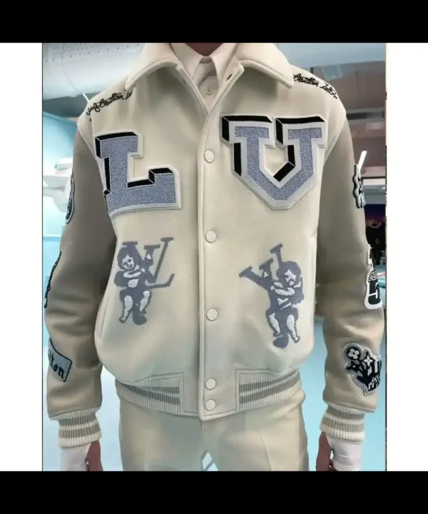 Louis Vuitton Fw22 Varsity Jacket