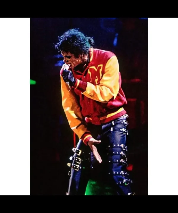 M Logo Thriller Michael Jackson Varsity Jacket