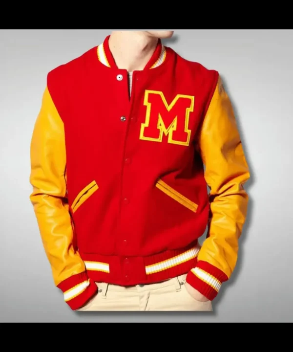 M Logo Thriller Michael Jackson Varsity Jacket