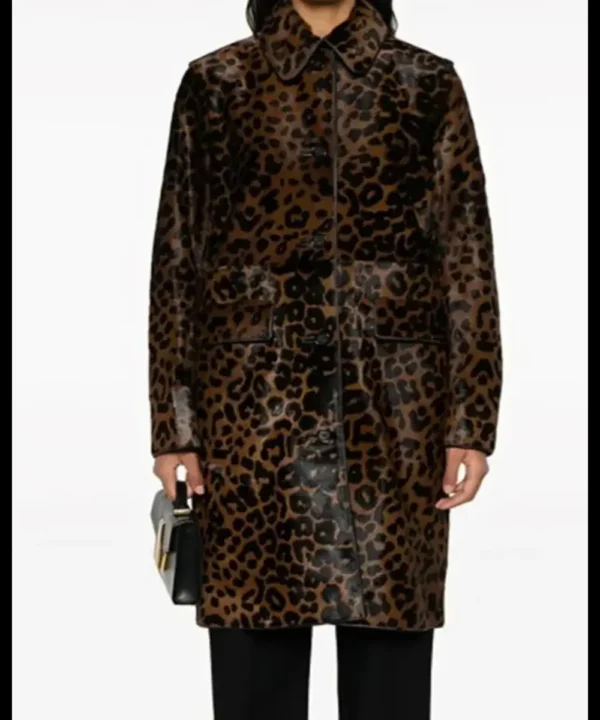 Paris And Nicole The Encore Nicole Richie Leopard Print Coat