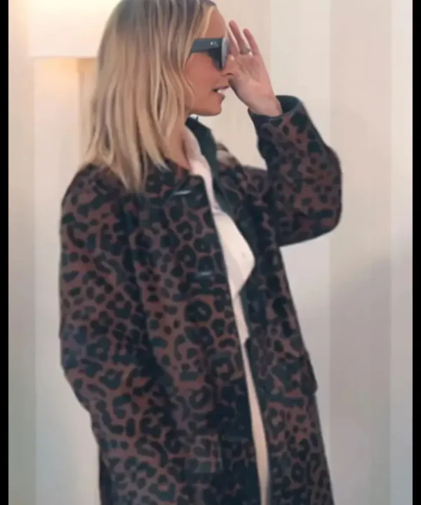 Paris And Nicole The Encore Nicole Richie Leopard Print Coat