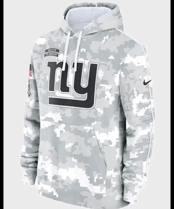 New York Giants Salute To Service Camo 2024 Hoodie