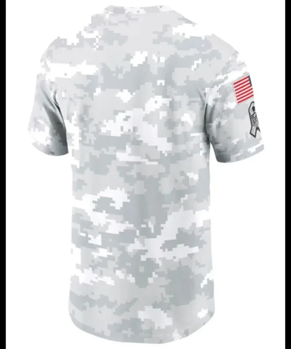 Las Vegas Raiders Salute To Service Camo 2024 Hoodie