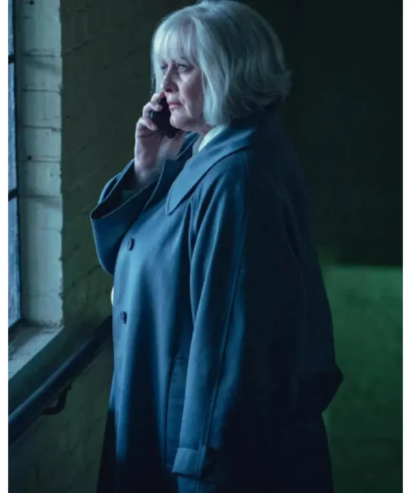 Sarah Lancashire Black Doves S01 Trench Coat