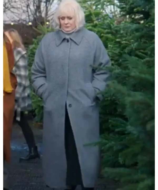 Sarah Lancashire Black Doves S01 Trench Coat