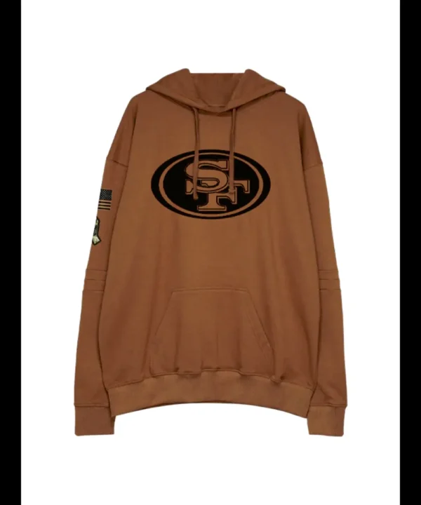 San Francisco 49ers Salute To Service Club Hoodie