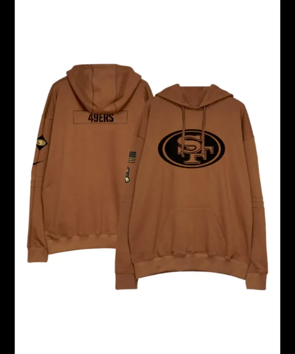 San Francisco 49ers Salute To Service Club Hoodie